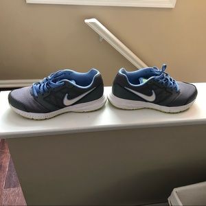 Blue & Grey Nike Downshifter 6 Sneakers